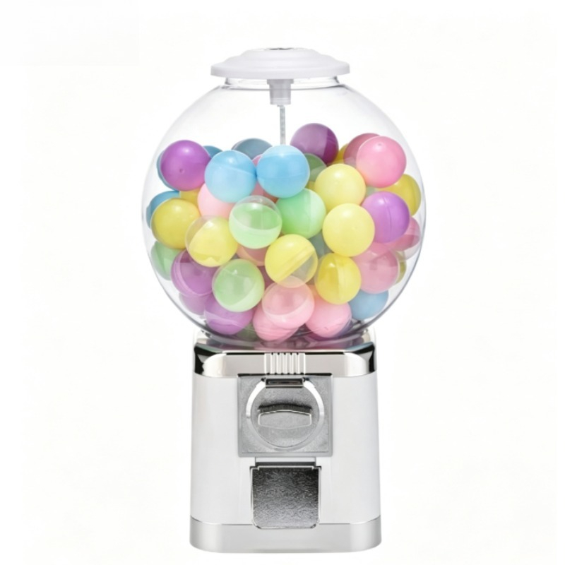 Prize Capsule Toy Machine - เครื่องจ่ายของเล่นแบบแคปซูลขนาด 50 มม. สำหรับตั้งบนโต๊ะ ไม่ต้องใช้เหรียญ เหมาะสำหรับใช้ในเกมจับฉลากและแจกของรางวัลในห้างสรรพสินค้า