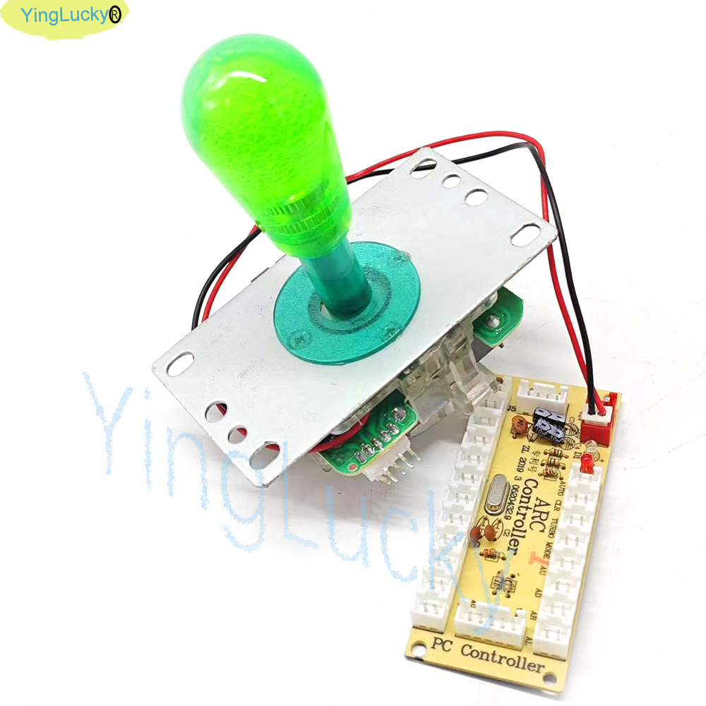 อาเขต LED จอยสติ๊ก 5V สีสันสดใ - Arcade Ticket Machine บทวิจารณ์และราคา