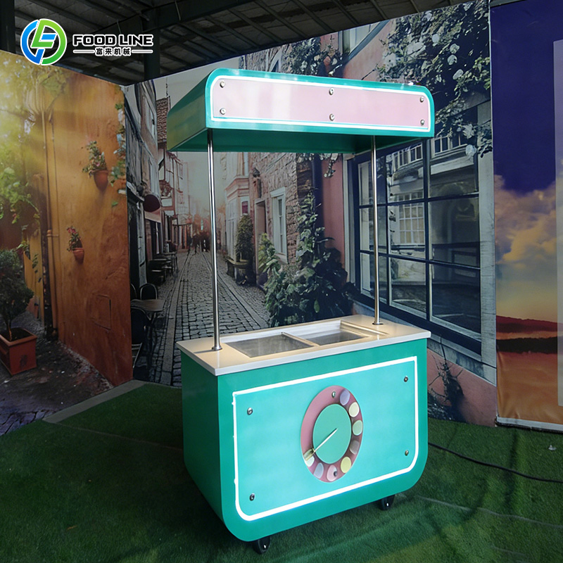 รถเข็นไอศกรีมขนาดเล็กสำหรับใช้ - Hot Dog Vending Cart บทวิจารณ์และราคา