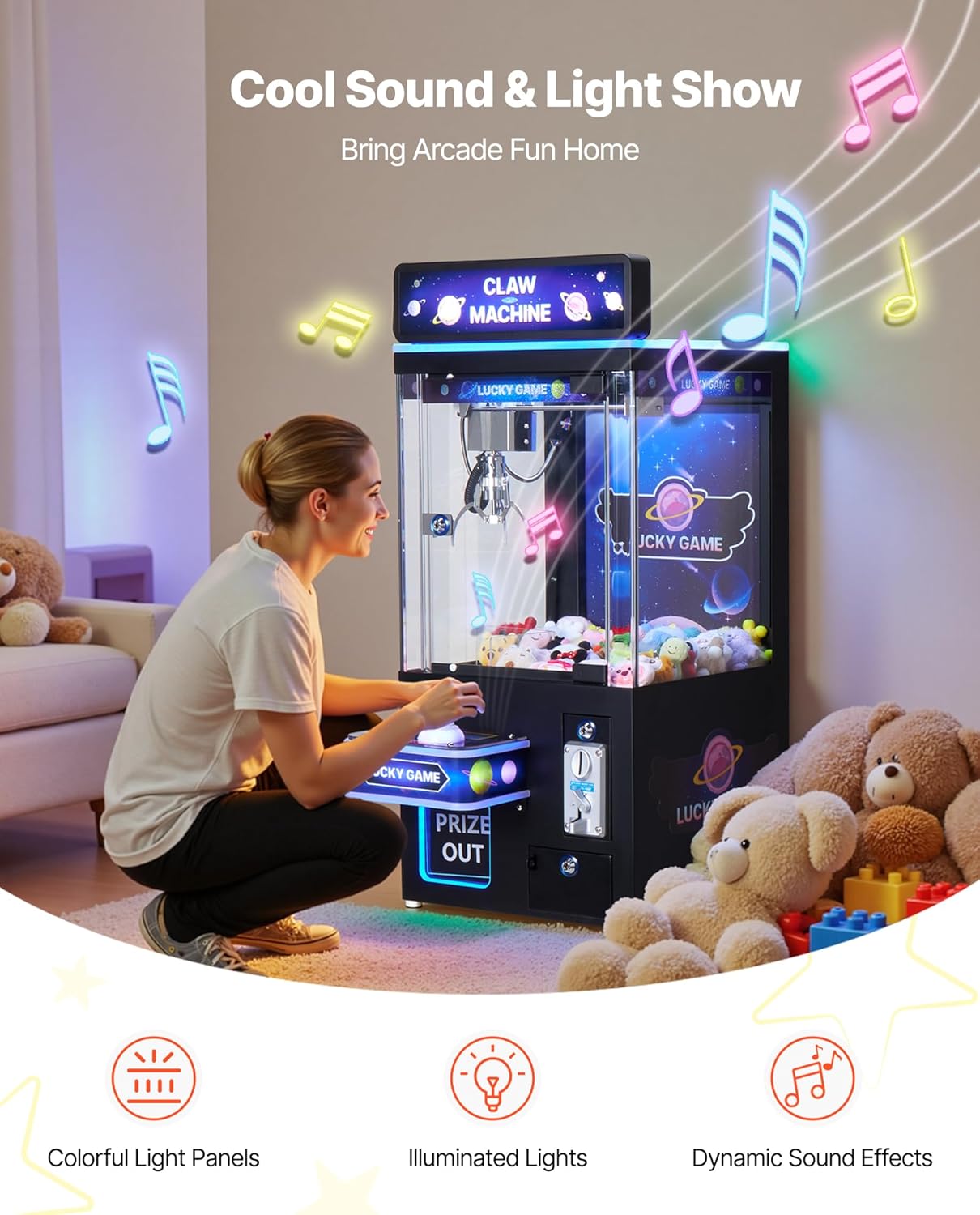เครื่องเครนจับของ VEVOR, เครื่ - Claw Crane Machine บทวิจารณ์และราคา