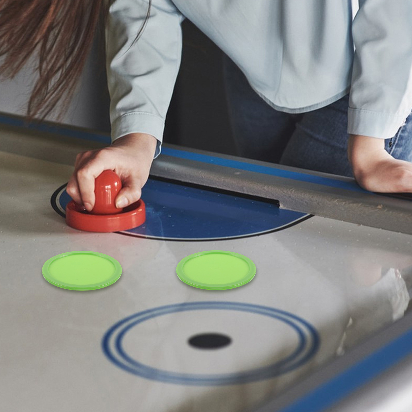 16 ชิ้น ลูกพัคฮอกกี้โต๊ะพลาสติ - Air Hockey Table บทวิจารณ์และราคา