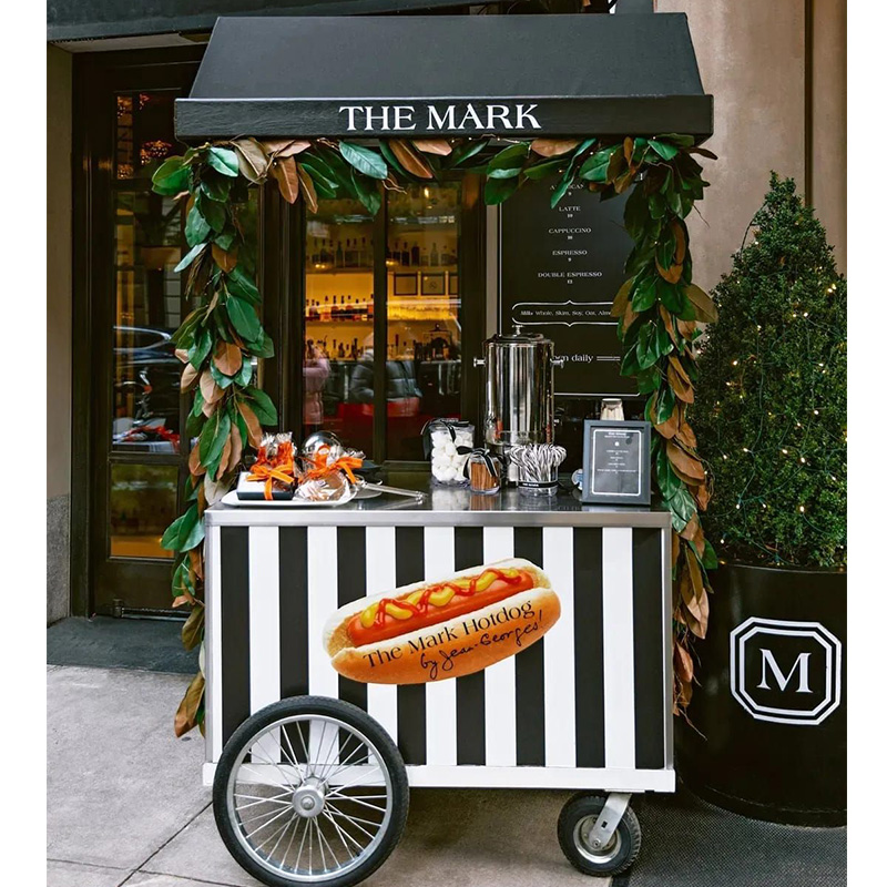รถเข็นขายอาหารเคลื่อนที่แบบกำห - Hot Dog Vending Cart บทวิจารณ์และราคา