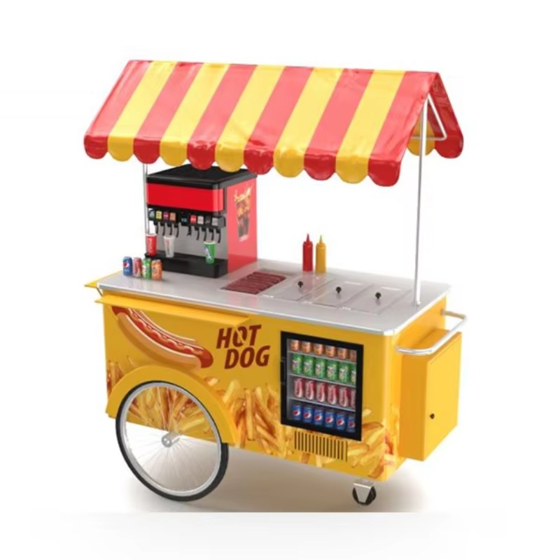 รถเข็นขายอาหารเคลื่อนที่แบบกำห - Hot Dog Vending Cart บทวิจารณ์และราคา